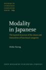 Modality in Japanese : The layered structure of the clause and hierarchies of functional categories - eBook