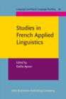 Studies in French Applied Linguistics - eBook