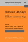 Formulaic Language : Volume 1. Distribution and historical change - eBook