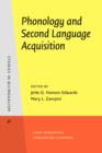 Phonology and Second Language Acquisition - eBook