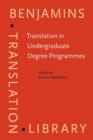 Translation in Undergraduate Degree Programmes - eBook