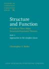 Structure and Function – A Guide to Three Major Structural-Functional Theories : Part 1: Approaches to the simplex clause - eBook