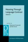 Meaning Through Language Contrast : Volume 1 - eBook