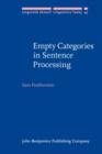 Empty Categories in Sentence Processing - eBook