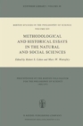 Methodological and Historical Essays in the Natural and Social Sciences - Book