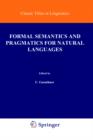Formal Semantics and Pragmatics for Natural Languages - Book