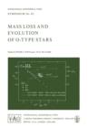 Mass Loss and Evolution of O-Type Stars - Book