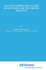 Concept Formation in the Humanities and the Social Sciences - Book