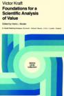 Foundations for a Scientific Analysis of Value - Book