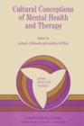 Cultural Conceptions of Mental Health and Therapy - Book