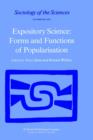 Expository Science: Forms and Functions of Popularisation - Book