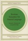 Boolean Semantics for Natural Language - Book