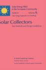 Solar Collectors : Test Methods and Design Guidelines - Book