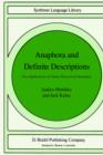 Anaphora and Definite Descriptions : Two Applications of Game-Theoretical Semantics - Book