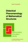 Didactical Phenomenology of Mathematical Structures - Book