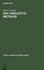 On Linguistic Method - Book