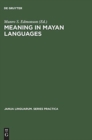 Meaning in Mayan Languages : Ethnolinguistic Studies - Book