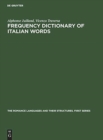 Frequency dictionary of Italian words - Book