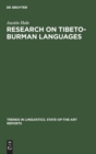 Research on Tibeto-Burman Languages - Book
