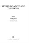 Rights of Access to the Media - Book