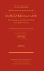 Russian Legal Texts : The Foundation Of A Rule Of Law State - Book