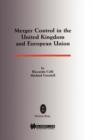 Merger Control in the United Kingdom and European Union - Book