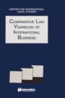 Comparative Law Yearbook of International Business - Book