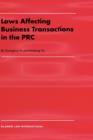 Laws Affecting Business Transactions in the PRC - Book
