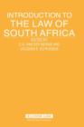 Introduction to the Law of South Africa - Book