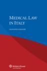 Medical Law in Italy - Book