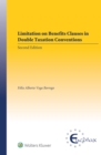 Limitation on Benefits Clauses in Double Taxation Conventions - eBook