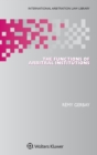 The Functions of Arbitral Institutions - Book