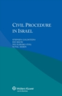 Civil Procedure in Israel - eBook