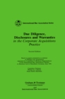Due Diligence, Disclosures and Warranties : in the Corporate Acquisitions Practice - eBook