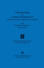 Collected Courses of the Academy of European Law 1996 vol. VII - 1 - eBook