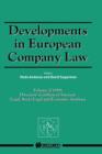 Developments in European Company Law : Directors' Conflicts of Interest, Legal, Socio-Legal and Economic Analyses - Book