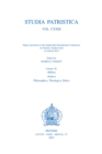 Studia Patristica. Vol. CXXIII - Papers presented at the Eighteenth International Conference on Patristic Studies held in Oxford 2019 : Volume 20: Biblica; Judaica; Philosophica, Theologica, Ethica - eBook