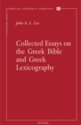 Collected Essays on the Greek Bible and Greek Lexicography - eBook