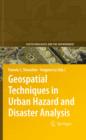 Geospatial Techniques in Urban Hazard and Disaster Analysis - eBook
