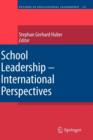 School Leadership - International Perspectives - Book
