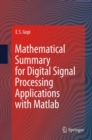 Mathematical Summary for Digital Signal Processing Applications with Matlab - eBook
