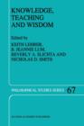 Knowledge, Teaching and Wisdom - Book