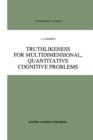 Truthlikeness for Multidimensional, Quantitative Cognitive Problems - Book