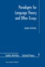 Paradigms for Language Theory and Other Essays - Book