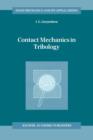 Contact Mechanics in Tribology - Book
