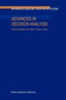 Advances in Decision Analysis - Book