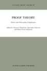 Proof Theory : History and Philosophical Significance - Book