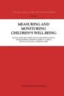 Measuring and Monitoring Children's Well-Being - Book