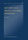 Security and Privacy in User Modeling - Book