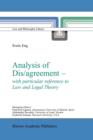 Analysis of Dis/agreement - with particular reference to Law and Legal Theory - Book